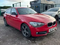 Used BMW 116 Sport Line 136 HP (100 kW) 2012 Red Hatchback