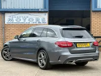 Used Mercedes C220 AMG Line Premium 191 HP (140 kW) 2019 Grey Estate