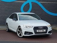 Used Audi A4 Black Edition 150 HP (110 kW) 2019 White Sedan