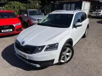 Used Skoda Octavia Scout 4x4 2019 White Estate