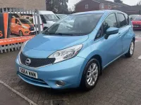 Używany Nissan Note Acenta 90 KM (66 kW) 2014 Niebieski Hatchback