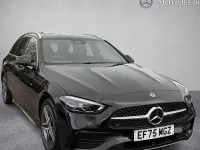 Used Mercedes C200 AMG line 204 HP (150 kW) 2025 Black Estate