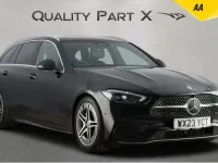 Used Mercedes C200 AMG line 2023 Black Estate