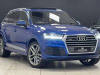 Used Audi Q7 S-Line 272 HP (200 kW) 2017 Blue SUV