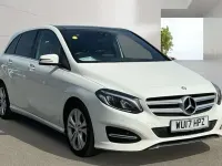 Used Mercedes B220 Premium Plus 2017 White Hatchback