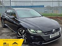 Used VW Arteon R-line 150 HP (110 kW) 2019 Black Hatchback
