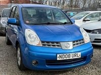 Begagnad Nissan Note Acenta 88 HK (64 kW) 2008 Blå Halvkombi