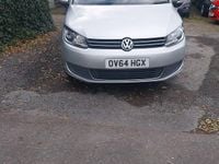 Used VW Touran SE 105 HP (77 kW) 2015 Silver MPV