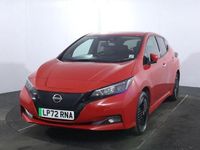 Used Nissan Leaf N-Connecta 160 kW (218 HP) 2022 Red Hatchback