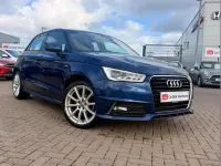 Used Audi A1 S-Line 123 HP (90 kW) 2018 Blue Hatchback