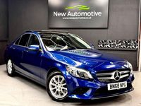Used Mercedes C200 Premium Plus 2018 Blue Sedan