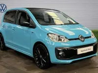 Used VW up! R-line 65 HP (47 kW) 2021 Teal blue deep black pearl Hatchback