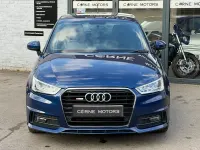Used Audi A1 S-Line 125 HP (91 kW) 2018 Blue Hatchback