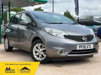 Begagnad Nissan Note Acenta Premium 2016 Grå Halvkombi