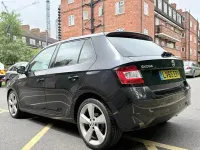Used Skoda Fabia SE L 110 HP (80 kW) 2015 Black Hatchback