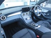 Used Mercedes C200 AMG line 180 HP (132 kW) 2019 Silver Cabriolet