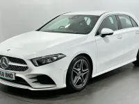 Used Mercedes A250 AMG Line Premium 224 HP (164 kW) 2019 White Hatchback