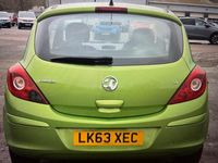 Used Vauxhall Corsa 90 HP (66 kW) 2013 Green Hatchback