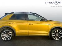 Used VW T-Roc R-line 148 HP (108 kW) 2019 Yellow SUV