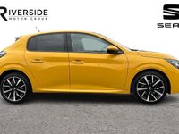 Used Peugeot 208 Allure 101 HP (74 kW) 2020 Faro yellow Hatchback