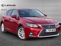 Used Lexus CT200h 136 HP (100 kW) 2018 Red Hatchback