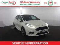 Used Ford Fiesta ST-Line 125 HP (91 kW) 2019 White Hatchback