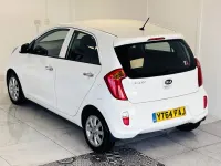 Used Kia Picanto 84 HP (61 kW) 2014 White Hatchback
