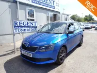 Used Skoda Fabia Colour Edition 95 HP (69 kW) 2018 Blue Hatchback