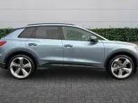 Used Audi Q4 e-tron Black Edition 250 kW (340 HP) 2025 Geyser blue, metallic SUV