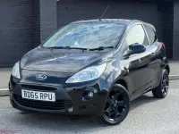 Begagnad Ford Ka Zetec 69 HK (50 kW) 2016 Svart Halvkombi