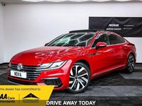 Used VW Arteon R-line 150 HP (110 kW) 2018 Red Hatchback