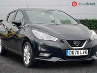 Used Nissan Micra Acenta 101 HP (74 kW) 2020 Black Hatchback