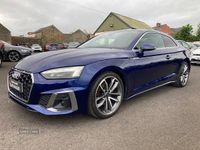 Used Audi A5 S-Line 163 HP (119 kW) 2021 Blue Coupe