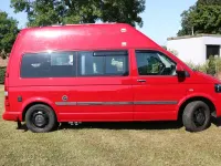 Used VW T5 SE 140 HP (102 kW) 2011 Red Van