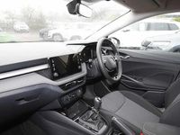 Used Skoda Fabia Colour Edition 94 HP (69 kW) 2024 Moon white metallic black magic pearl effect Hatchback