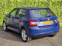 Used Skoda Fabia SE L 2015 Blue Hatchback
