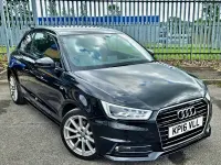 Used Audi A1 S-Line 125 HP (91 kW) 2016 Black Hatchback