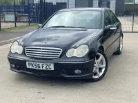 Used Mercedes C200 2006 Black Sedan