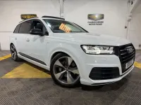 Used Audi Q7 Black Edition 286 HP (210 kW) 2019 White SUV