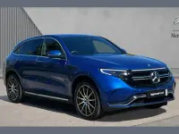 Used Mercedes EQC400 AMG line 300 kW (408 HP) 2023 Blue SUV