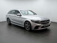Used Mercedes C220 AMG line 194 HP (142 kW) 2019 Silver Estate
