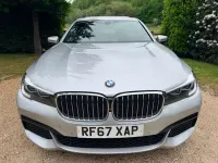 Begagnad BMW 740 M Sport 320 HK (235 kW) 2017 Silver Sedan