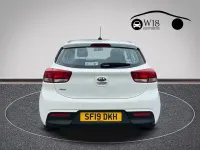 Used Kia Rio 98 HP (72 kW) 2019 White Hatchback