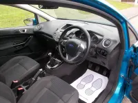 Used Ford Fiesta Zetec 82 HP (60 kW) 2015 Blue Hatchback
