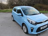 Used Kia Picanto 66 HP (48 kW) 2019 Blue Hatchback