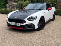 Used Abarth 124 Spider 170 HP (125 kW) 2017 White Cabriolet