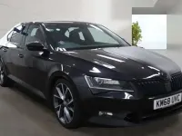 Used Skoda Superb SportLine 150 HP (110 kW) 2018 Black Hatchback
