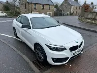 Used BMW 218 Sport Line 150 HP (110 kW) 2017 White Coupe