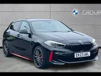 Used BMW 128 Comfort Edition 265 HP (194 kW) 2023 Black sapphire metallic paint Hatchback