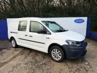 Used VW Caddy 102 HP (75 kW) 2019 White MPV